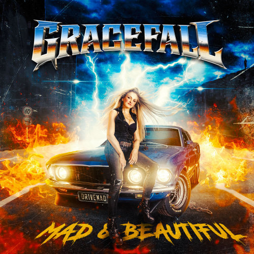 Pochette du "Mad & beautiful" (2026) de GRACEFALL